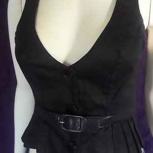 Black fabric Vest